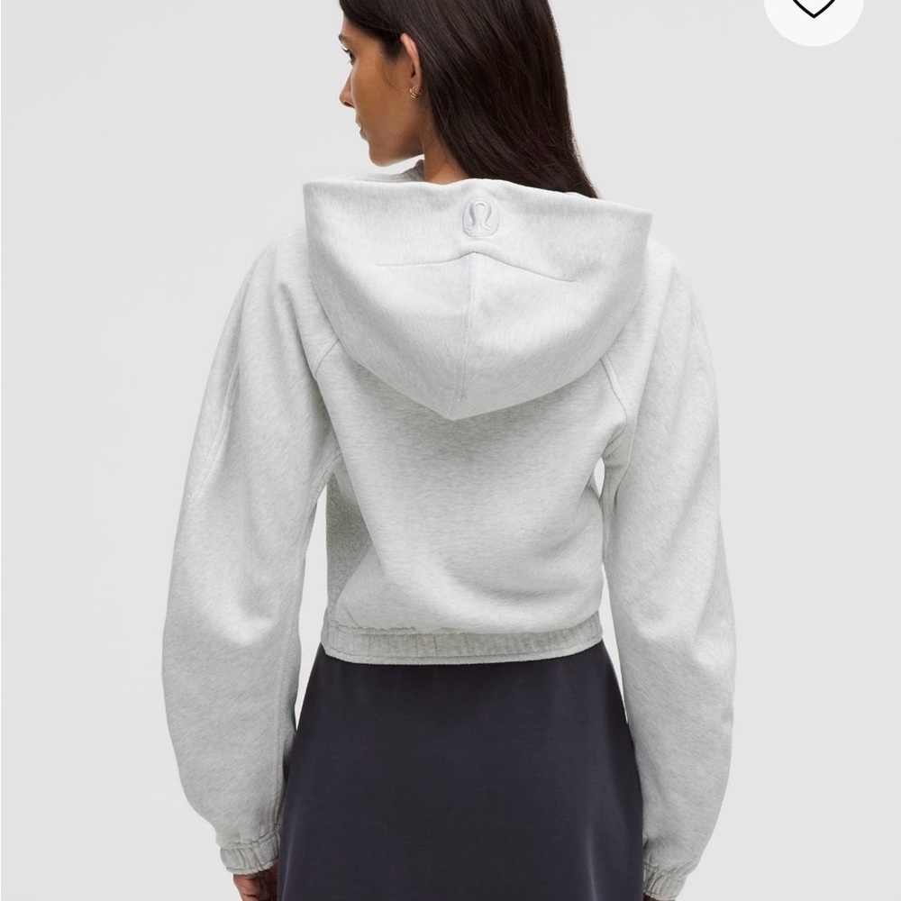 Scuba Full Zip Light Gray Hoodie